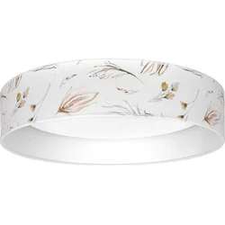 Brilagi-LED Stropno svetlo VELVET SIMPLE LED/24W/230V 3000K prečnik 45 cm bela/sa cvetnim dezenom.
