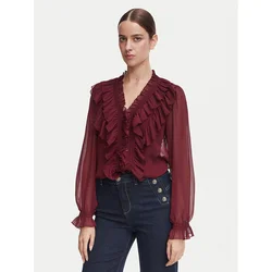 Morgan Bluza 252-CATHY Bordo rdeča Regular Fit