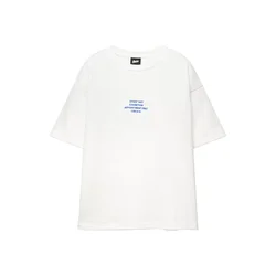 Pull&Bear Majica STWD modra/bela