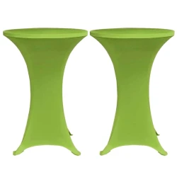 Rastezljivi Stolnjak 2 kom 80 cm Zelena boja
