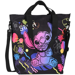 shumee Disney črna. Torba na ramo. Stitch