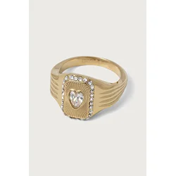 Guess prstan ženski s kubičnim cirkonijem CRYSTAL LOVE