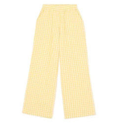 Cropp - Karirane pantalone - svetlo žuta