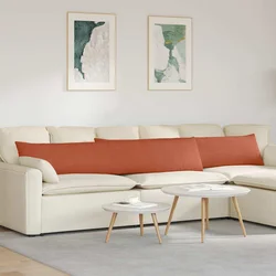 Jastučići za sofu 2 pcs Crvena narančasta 200 x 40 cm