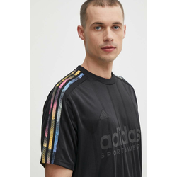 Majica kratkih rukava adidas TIRO za muškarce, boja: crna, s tiskom, IP3786