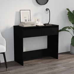 Konzolni stol crni 89 x 41 x 76,5 cm čelični