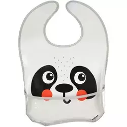 CANPOL BABIES Portikla za bebe sa džepom Panda/ bela
