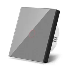 SmartHome Prekidač za svetlo, 1 taster, Sivi