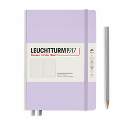 Notebook Hardcover Medium (A5), 251 pages, Dotted, Lilac