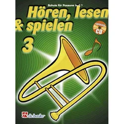 HOREN, LESEN & SPIELEN 3 POSAUNE IN C NOTE