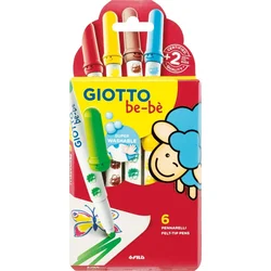 GIOTTO Be-Bé Set flomastrov 5 mm Mešajte 6 Kosov