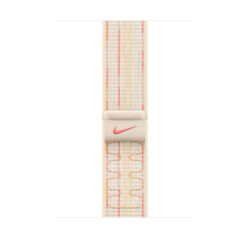 Apple Watch 46mm Nike Sport Loop:  Starlight/Pink Nike Sport Loop