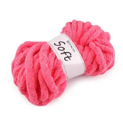 Pletena preja chenille soft 250 g - roza