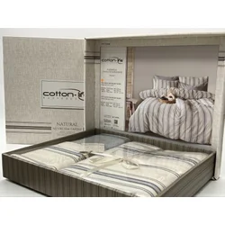 Komplet set posteljina Cotton-Life 160x220cm Indigo ( VLK000422indigo )