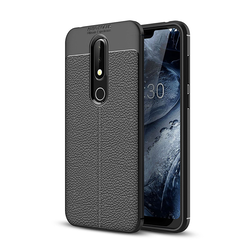 Maska Elegant man exclusive za Nokia 61 Plus, Crna
