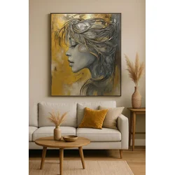 Wallity Dekorativna slika na platnu, 50x70cm, Šarena