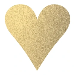 Pogrinjek iz eko usnja 30x30 cm Heart Hippo – LIND DNA