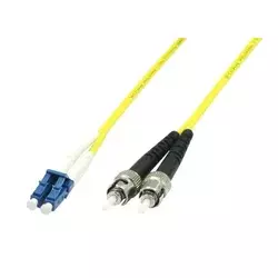 MicroConnect Patch Kabel - LC/UPC-ST/UPC 3m OS2 Optični, Rumen