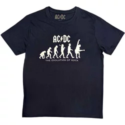 AC/DC Majica Evolution Of Rock Unisex Navy L