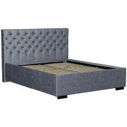 Tapacirani Krevet Miami Storage 180/200 cm , siva