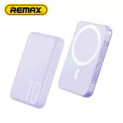 Power Bank REMAX Magntic RPP-65 PD 20W+QC 15W Fast Charging 10000 mAh ljubicasti