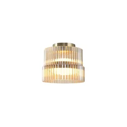 LED stropno svetlo LUXE LED/12W/230V prečnik 14,8 cm mesing