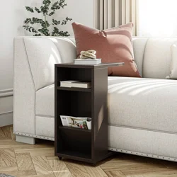Hanah Home Klub sto Filinta, 30x63x40 cm, Crni