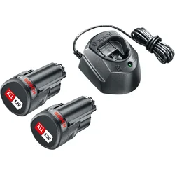 Bosch starter set 2 x akumulator PBA 12V 1,5 Ah + punjač GAL 1210 1600A01L3E