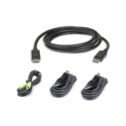 Aten 2L-7D03UDPX4 KVM cable 3 m Black