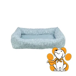 Trixie Bed Flora 90x75cm, Svetloplavi Krevet Za Veće Pse, Mekan i Udoban