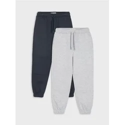 Sinsay - Pakovanje od 2 para jogger trenerki loose kroja - svetlo siva