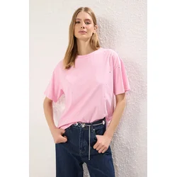 Trendyol Milla Ženska majica TWOSS23TS00153, Roze