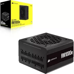 Corsair Napajanje RM1000e 1000W, ATX 3.1, PCIe 5.1, 80+GOLD, modularno, crna