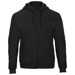 MAJICA DUGI RUKAVI ZIP B&C ID.205 270G CRNA M