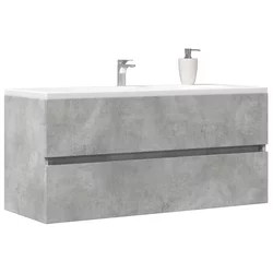 Ormarić za umivaonik siva boja betona 100 x 38,5 x 45 cm drveni