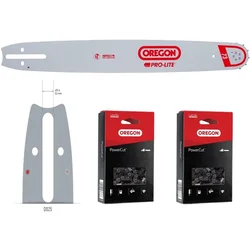 OREGON meč, 40 cm, 3/8, 1,6 mm, 30 zob, 2 kos, 163SLHD025