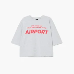 Cropp - Majica z napisom - light grey