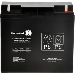 AGM Akumulator AGM SECURBAT 12V 18Ah