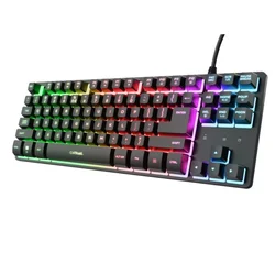 Trust - Tastatura TRUST GXT833 THADO žicna/RGB/TKL/gaming/crna