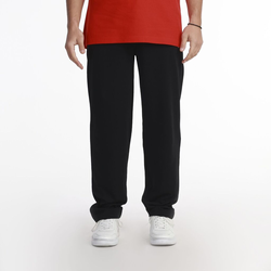 Slazenger Muški donji deo trenerke Logo Open Hem, Crni