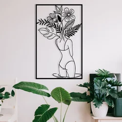 Wallity Zidna dekoracija Gupse, 38 x 61 cm, Crna
