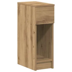 Vidaxl Nočna omarica z predalom artisan hrast 20x36x60 cm