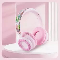 Bluetooth slusalice KE33 roze