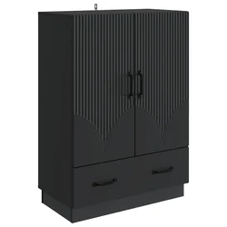 Kreveta s ladicama Crna 66 x 34,5 x 92 cm Konstruirano drvo