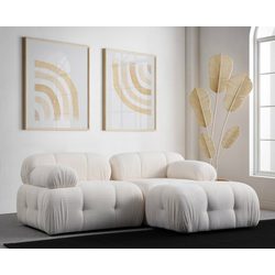 ATELIER DEL SOFA Ugaona garnitura Petite 2 White
