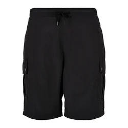 Nylon Cargo Shorts Black