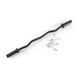 CAPITAL SPORTS ACCRETOR 120 CBO CURLBAR ZAVITA PALICA ZA UTEŽI, 120 CM / 50 MM, DO 272 KG, ČRNO JEKLO (FIT20-Accretor120CBO)