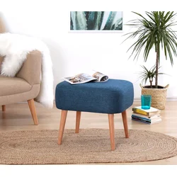 Atelier del Sofa Tabure 50x43x42cm, Plavo