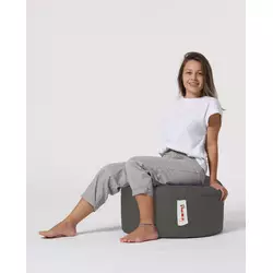 Atelier del Sofa Lazy bag Round Pouf Fume, Sivi
