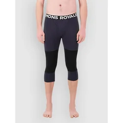 Mons Royale Olympus Merino 3/4 Legging Base Layer Bottom black